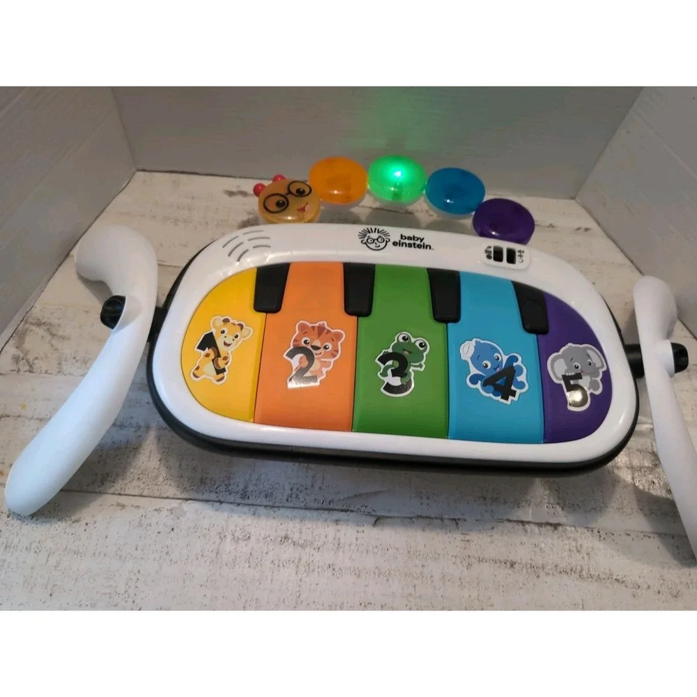 Baby Einstein 4-in-1 Kickin' Tunes Music & 4 Languages Piano for Play Gym TESTED